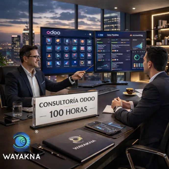 [ODOOHPACK0100] Way Plan - Package of 100 hours Odoo functional or technical consulting