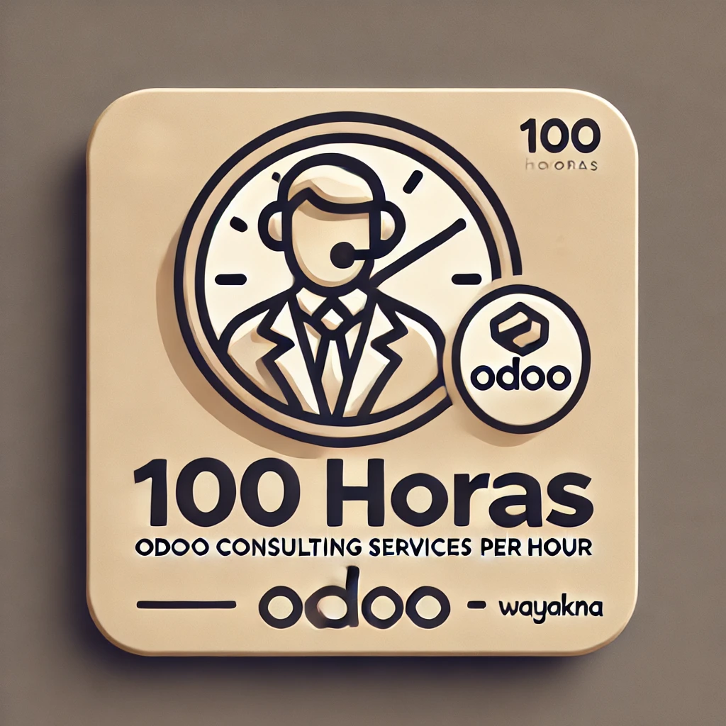 Way Plan - Package of 100 hours Odoo functional or technical consulting