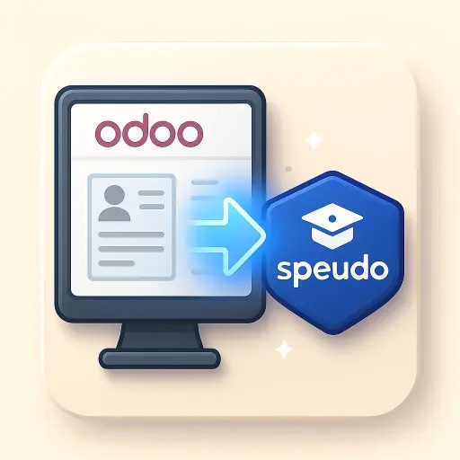 Odoo-Speudo Recruitment connector - publish your vacancies for student internships and student jobs directly from Odoo Recruitment to Speudo